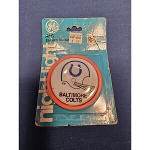 NOS/Vintage 1979 General Electric (GE) 3954-20E - Baltimore Colts Nite Light NFL
